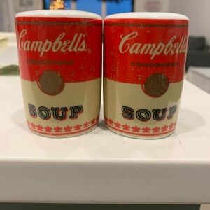 Campbells Salt and Pepper Shakers Kitchen Decor